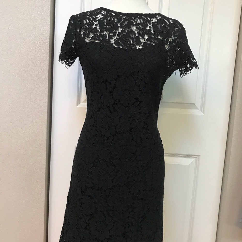 NWOT Black  Lace Dress Size 4